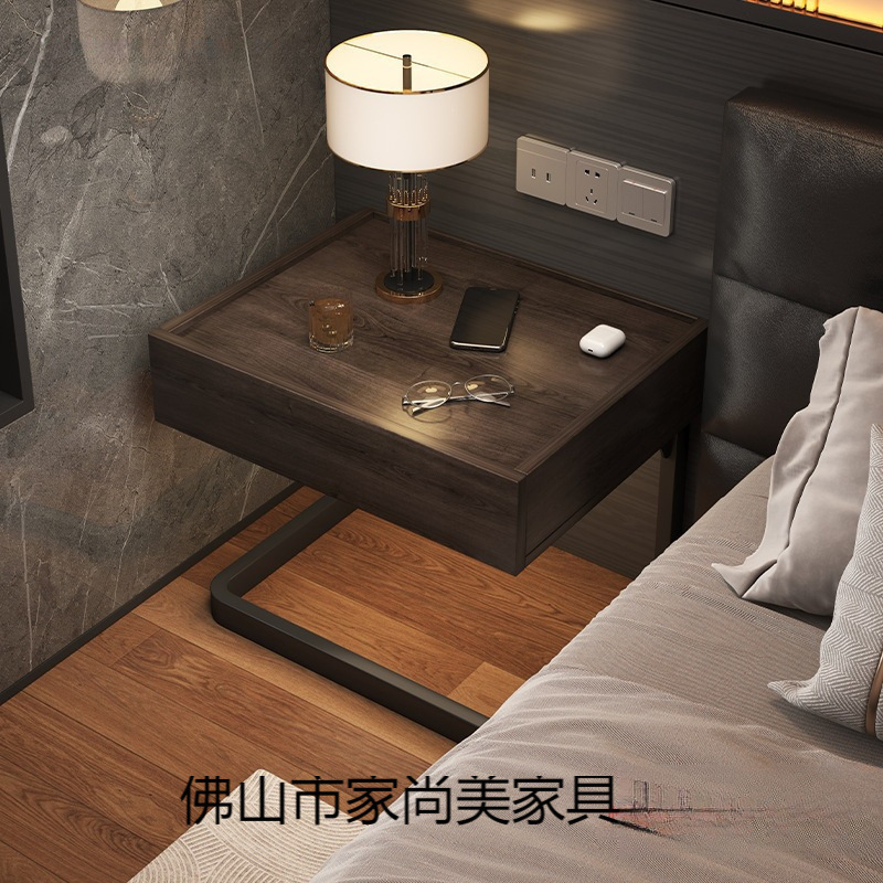 Suspended Bedside Table Hotel Room Bedroom Simple Light Luxury High-End Bedside Storage Cabinet Creative Bedroom Normcore