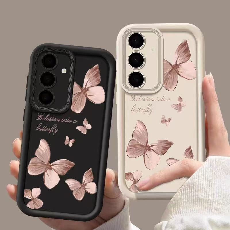 Dream Butterfly Is Suitable for Samsung S25 Extreme Mobile Phone Case Galaxya35/New A55 Vitality Case Ins Style A16 Dream Butterfly Is Suitable for Samsung S25 Extreme Mobile Phone Case Galaxya35/New A55 Vitality Case Ins Style A16