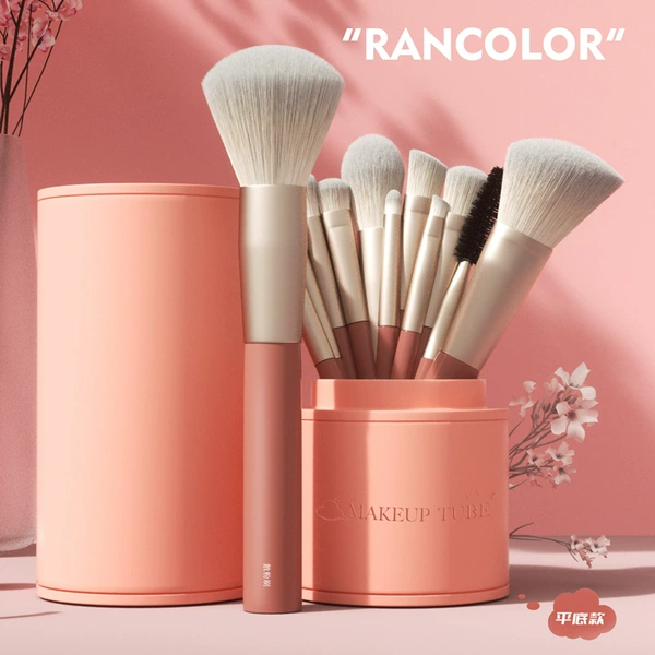 "Upgrade Bionic Mao" 12 beam fruit makeup brush+brush barrel (gift)
