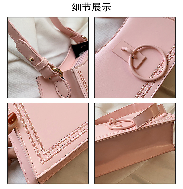 Simple Urban Fashion One-shoulder Underarm Handbag display picture 5
