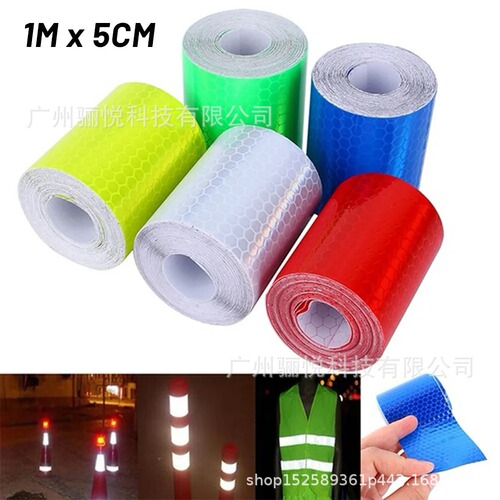 5cm x 1 meter Car Reflective Warning Tape for Car Safety, Truck, Motorcycle