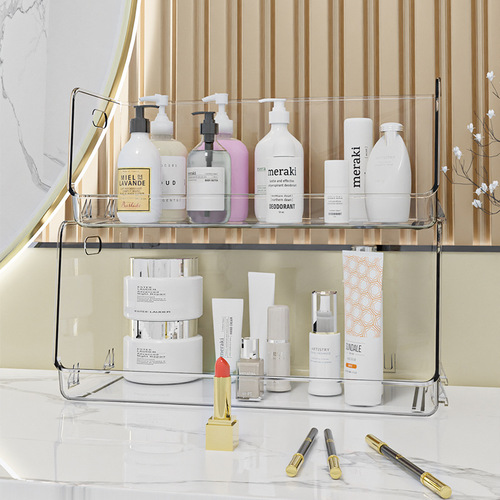 Overflow purchase cosmetics storage box large capacity washstand desktop lipstick skin care products perfume storage rack storage box
