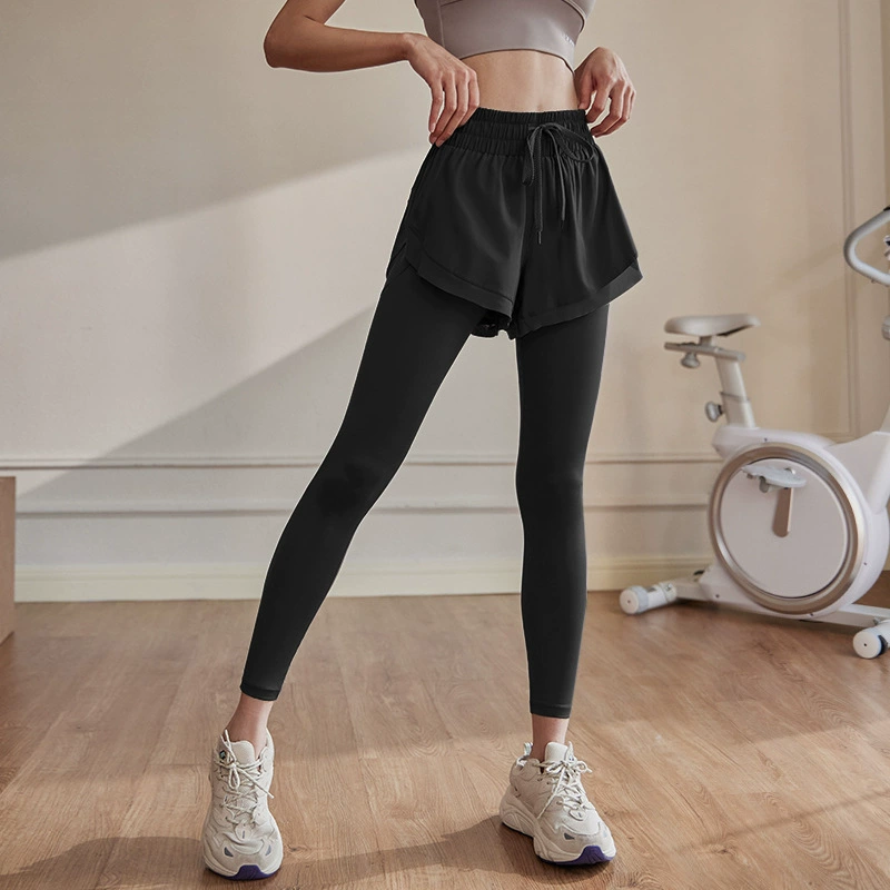 Set, leggings, thin trousers, protective underware for training, overall for gym, for running