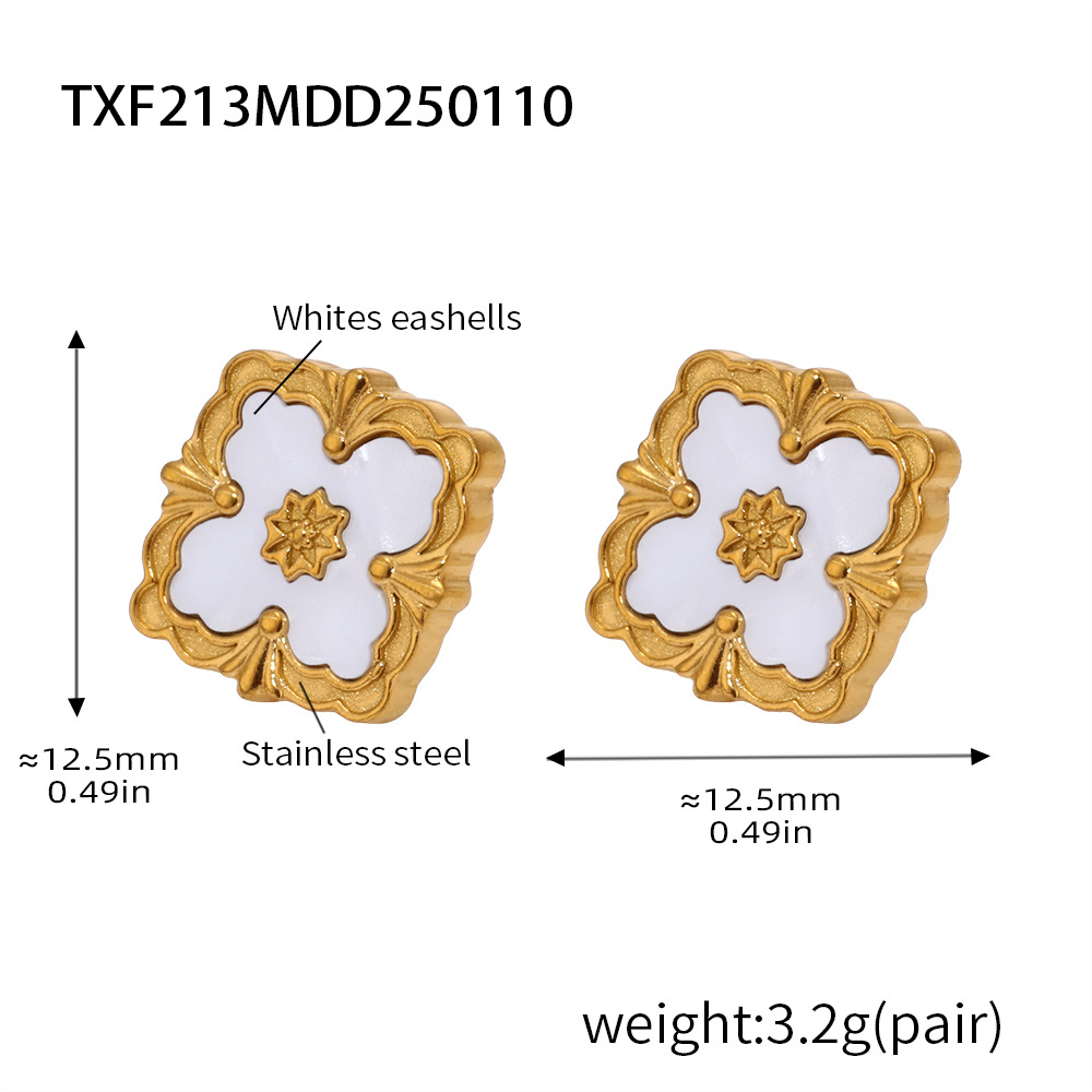 Nuevo buchilati cuatro hojas de flores 5 pulseras de flores CNC versión alta chapado 18k lujo ligero diamante corte en stock