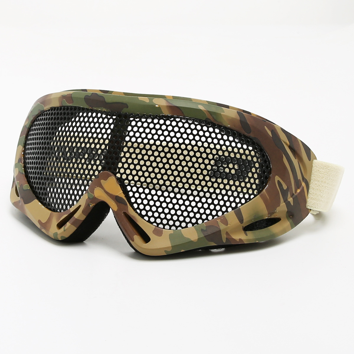 X400铁网防护镜 防冲击迷彩镜框网孔军迷作战战术护目镜防刮
