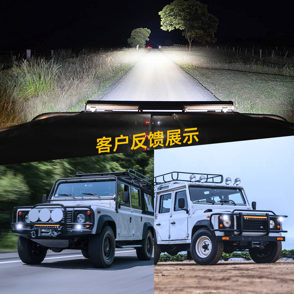 Off-Road Vehicle Led Strip Spotlights, Hidden Spotlights for Car Grille, Roof Spotlights 24V Ce E-Marked