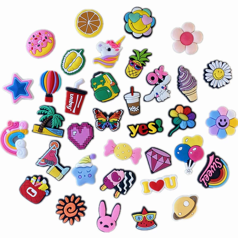 Трансграничная Пряжка для обуви розовая серия ins ветрозащитная Обувь Аксессуары для обуви Jibbitz отверстие аксессуары для обуви костюм оптом