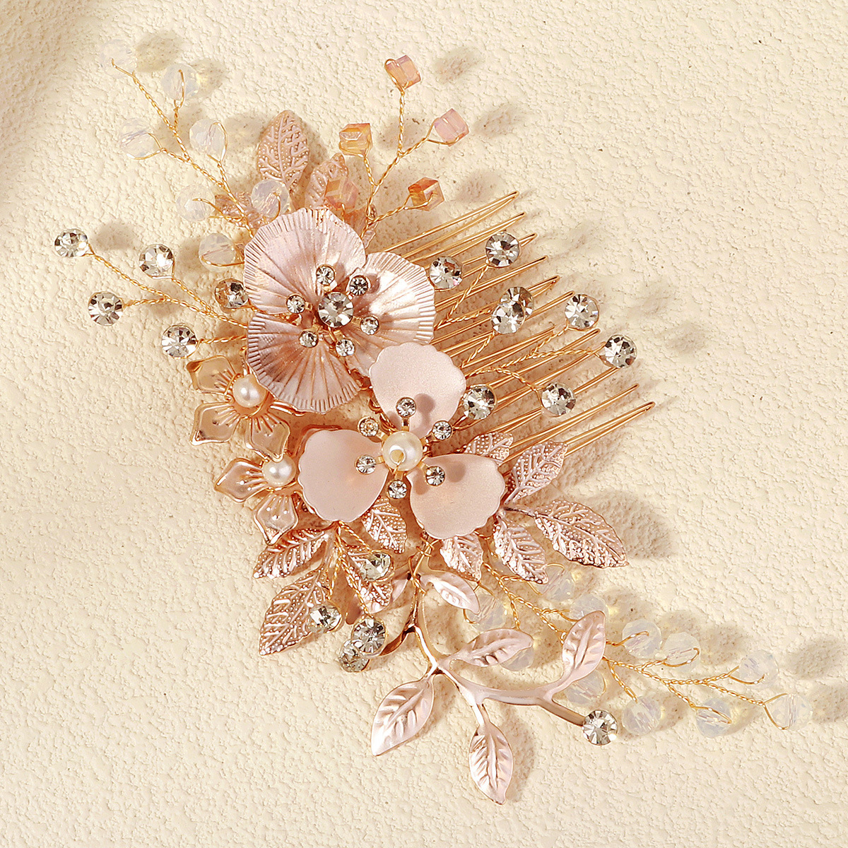 Alloy Material Flower Pattern Retro Women's Flower Alloy Hair Clip