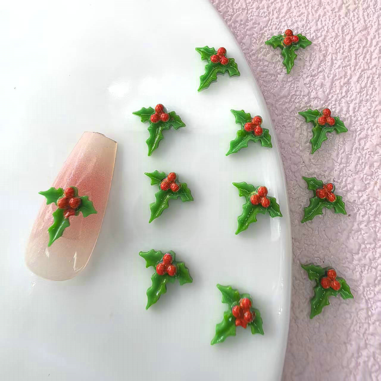 圣诞用品圣诞树圣诞甜甜圈圣诞节袜子美甲饰品批发美国欧洲韩国澳