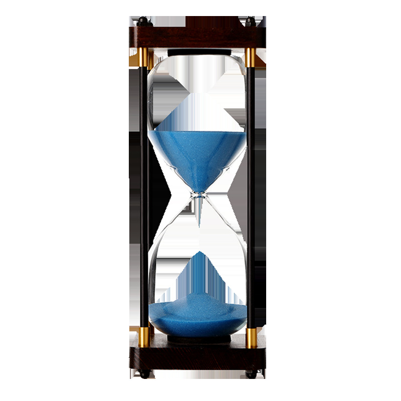 Classic Wooden Hourglass Timer For Home And Office Decoration_voghion.com