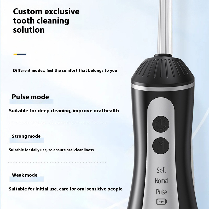 国境を越えたAmazonスマート電動家庭用デンタルリンサー、携帯用ハンドヘルド大容量デンタルクリーナー、残留物を除去する歯の美容器具|undefined