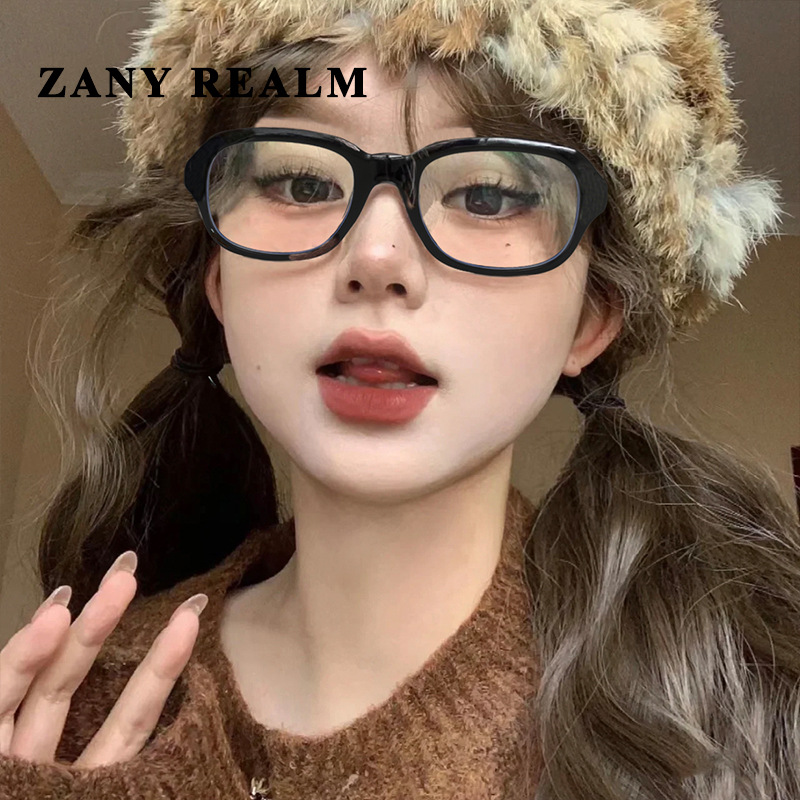 Nuevo francés retro anti-azul gafas de luz de moda Internet celebridad mismo estilo de los hombres y las mujeres llanura de moda personalizada gafas de Marco