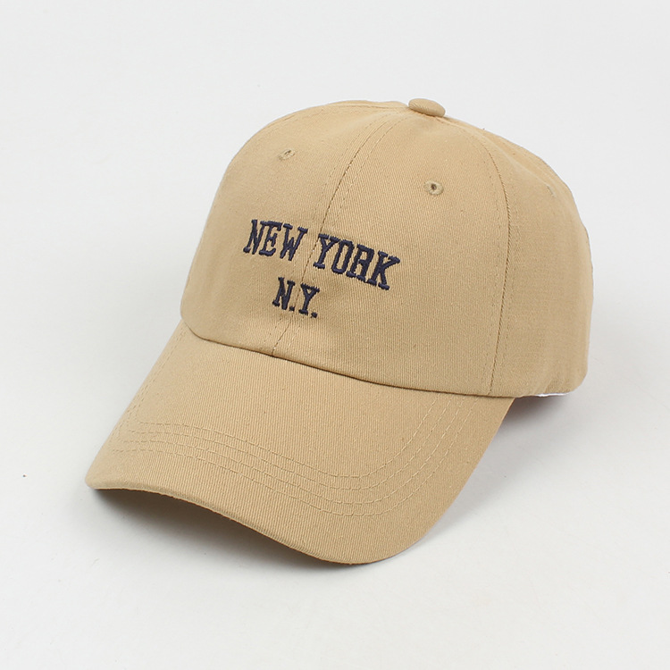 Letter Pattern Unisex Gender Korean Spring And Summer Alphabet Embroidered Baseball Hat Female