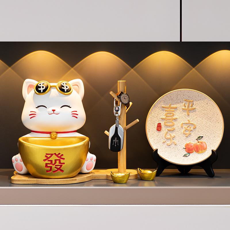 creative lucky  hallway key ornaments gathering chinese style moving into the new house living room home decoration company gift