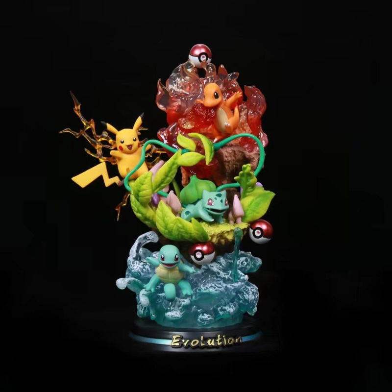 Pet Elf Pokémon Gk Gene Royalty Charmander Glowing Anime Figure Model