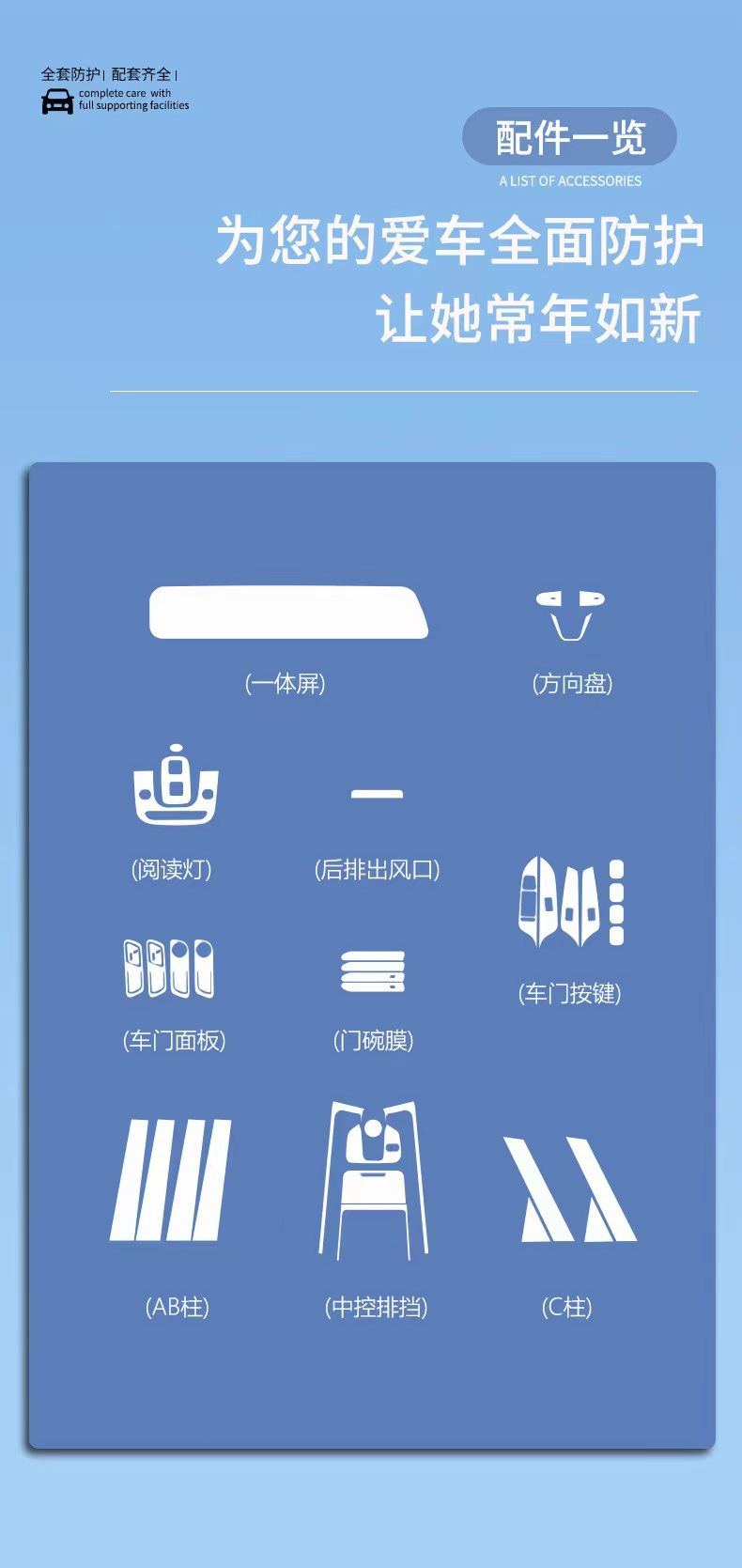 25 Models of Chery Tiggo 9 Interior Protective Film Special Central Control Screen Tpu Film Gear Shift Navigation Film Modification-Tpu