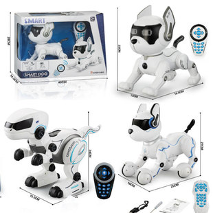Remote Control Intelligent Voice Robot Dog Programming Lady Dog ​​Boy Toy Charging Multi-Function Mecha Dinosaur Cross-Border