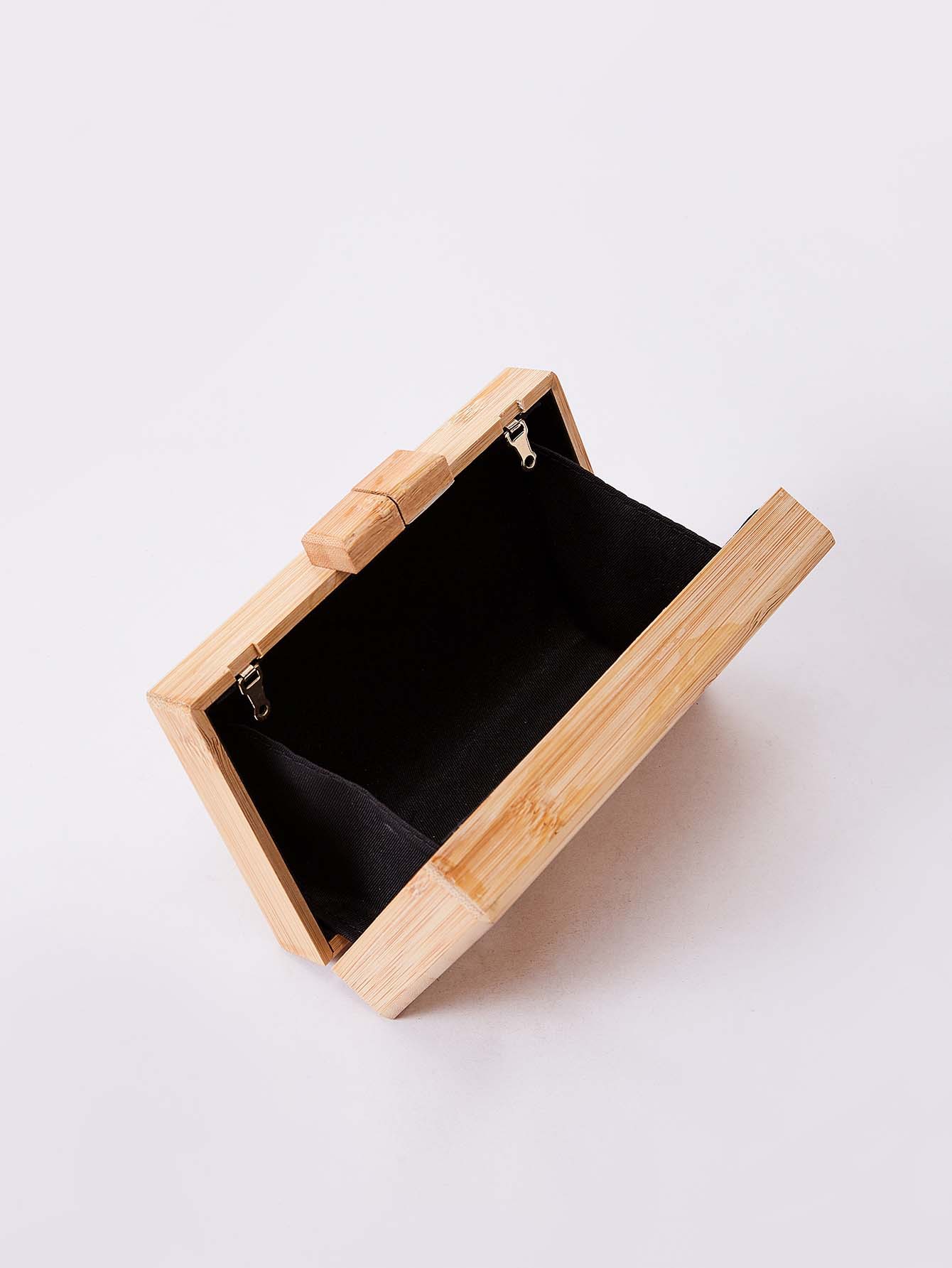 Light Luxury Bamboo Handbag – Vintage Style Crossbody Shoulder Bag With Magnetic Closure, Snake Print Detailing, And Cotton Lining For Everyday Use_voghion.com