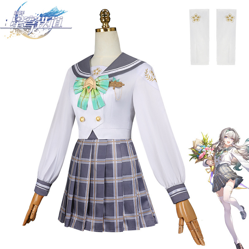 崩壊星空鉄道流英コス服二次元ゲームアニメ JK 春日土産流英コスプレ服|undefined