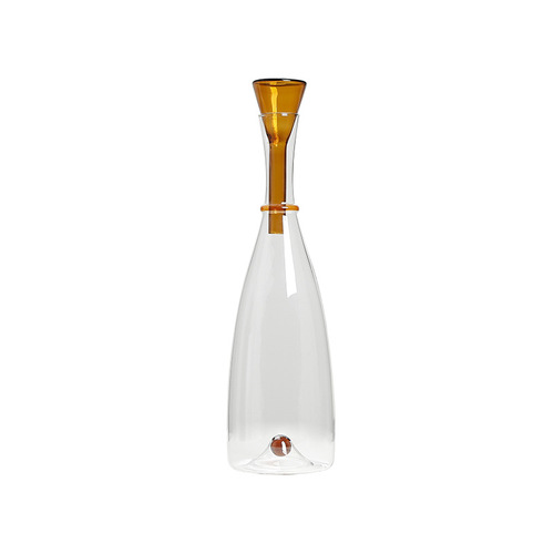 Modern Instagram-style glass pearl liquor set display room light luxury accent table tea table bar counter high-end chardonnay glass