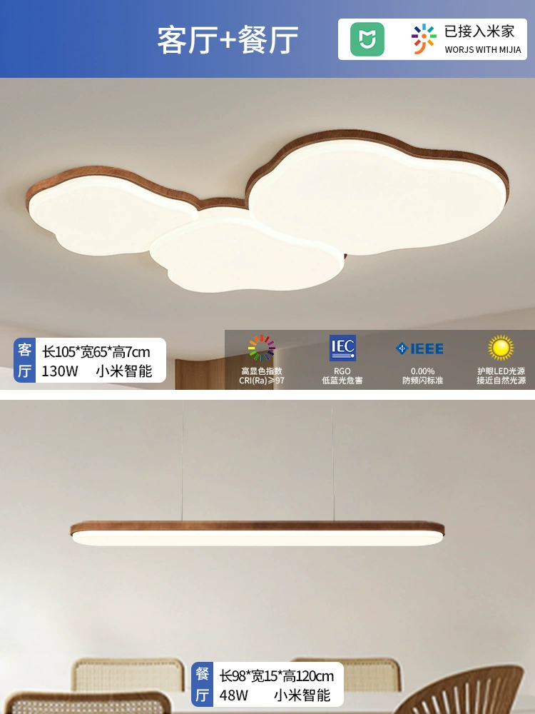 Ceiling light, ultra thin combined lights, eyes protection