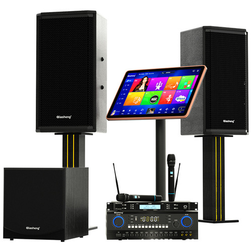 Home KTV audio set complete set of home living room amplifier karaoke machine professional karaoke machine karaoke speaker equipment