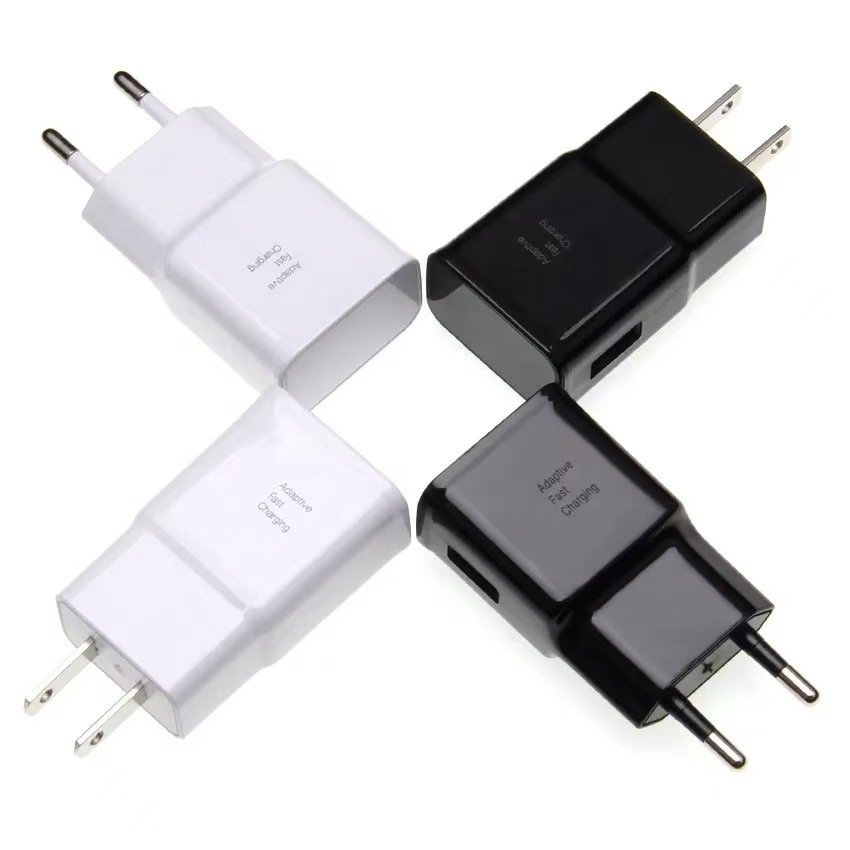 15W Power Adapter Qc3.0 Us/Eu Standard Charger USB Interface Suitable for Samsung S6 Fast Charging Head