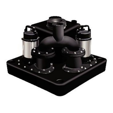 厂家供应PE污水提升器家用别墅地下室提升设备全自动升级水分离