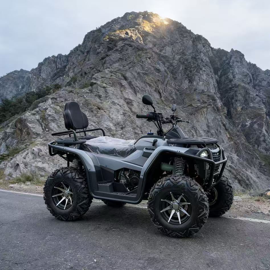 Cross Mirror Nuevo 4WD 400CC 4 * 4 Mountain ATV Vehículo todoterreno de engranajes automáticos