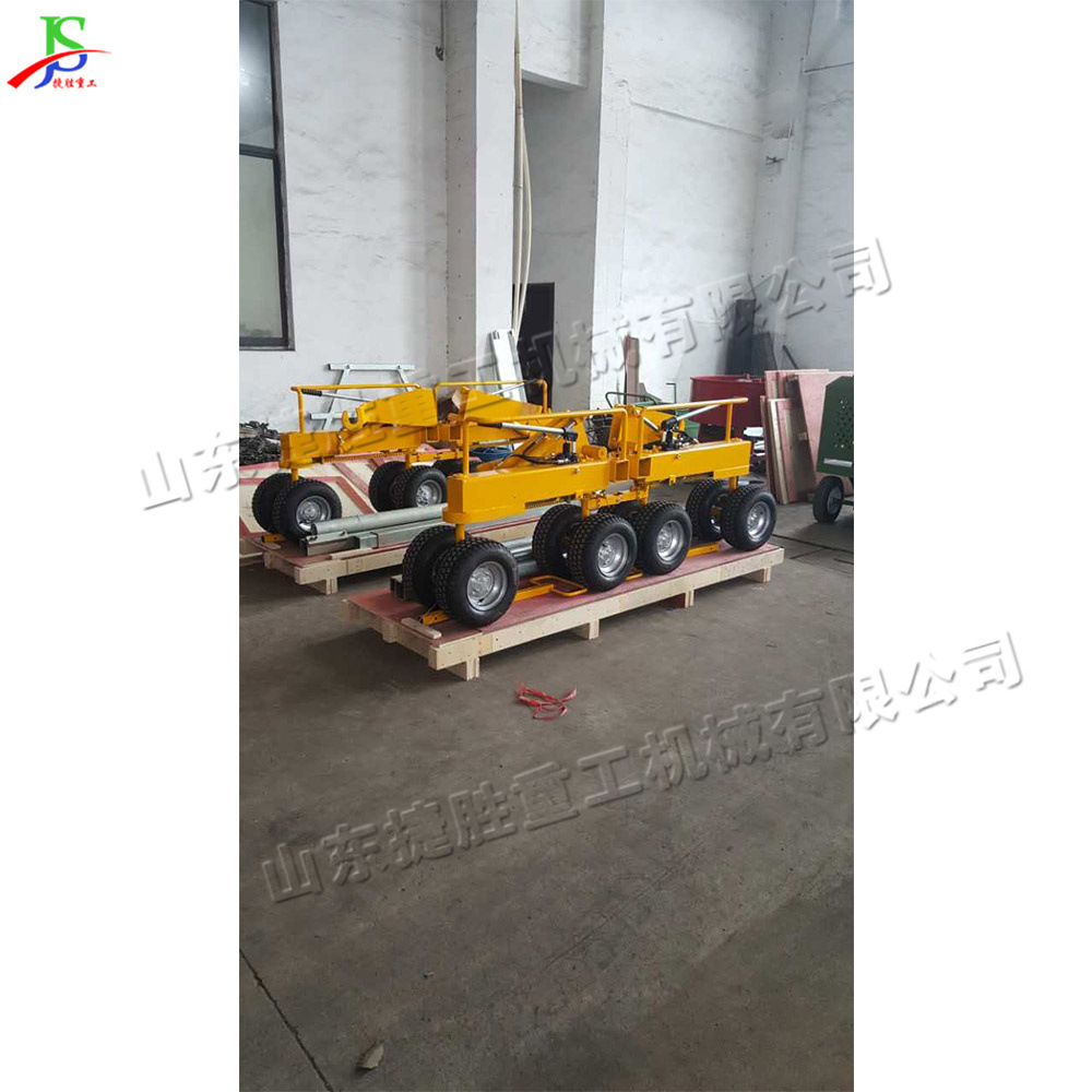 Equipo de transporte de césped artificial pequeño móvil de transporte de césped hidráulico de jardín