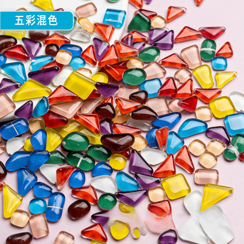 Fondo de mosaico embrión bricolaje material hecho a mano jarrón posavasos jardín de infantes infantil arte bandeja embrión blanco madera maciza