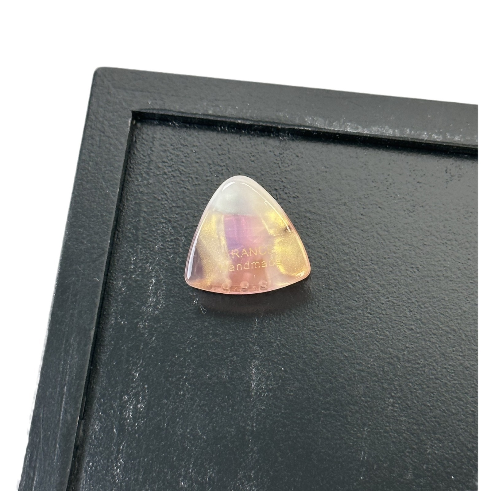 Korejski slog zlati standard acetat tekstura ljubka mačja ušesa trikotnik majhna velikost praska sponka visoko videti čelo frufru sponka za lase dodatki_voghion.com