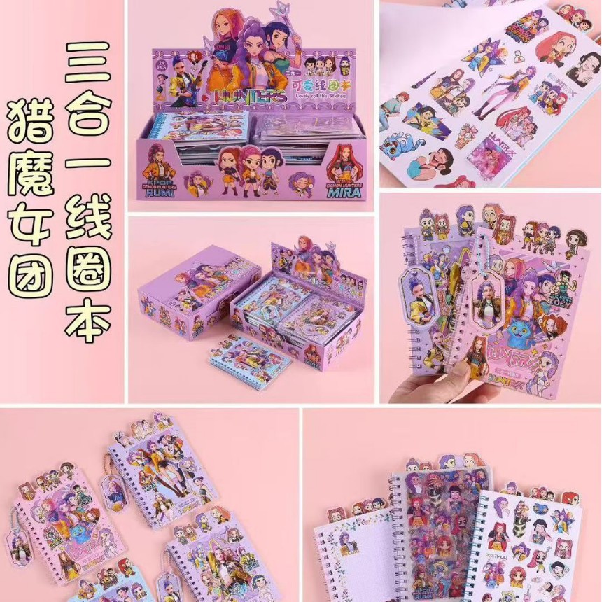 Cuaderno y pegatinas de Sanrio, diseño creativo image 10