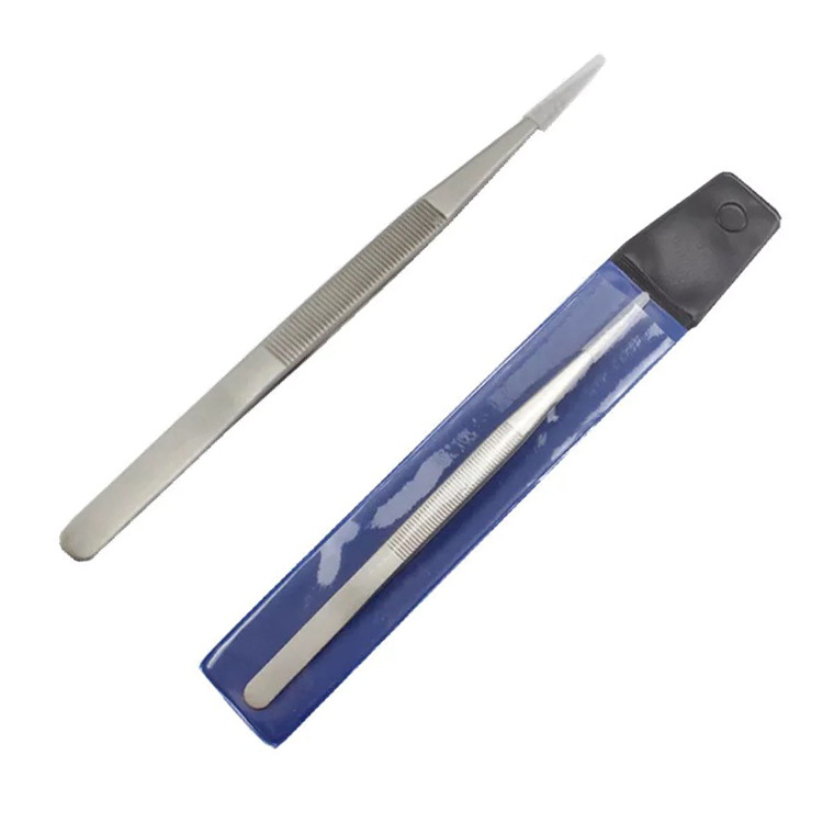 不带锁钻石珠宝镊子 加硬不锈钢镊子 美甲美容多肉镊子夹子工具