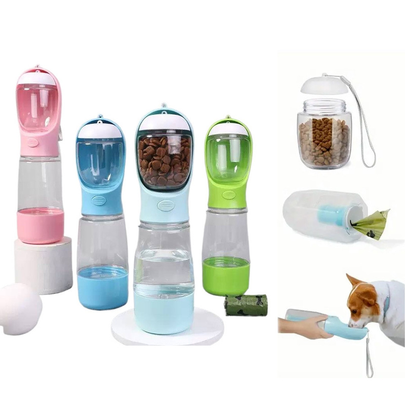 ペットのお出かけ用携帯カップ、ポータブル給餌・給水器、犬用屋外水飲みカップ、多機能給水器|undefined