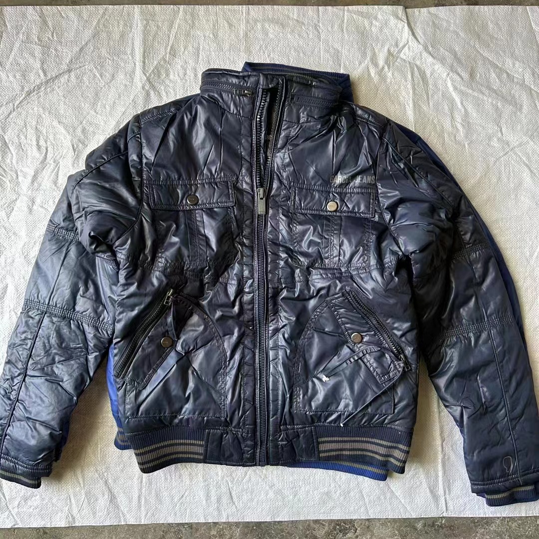 Ropa acolchada de algodón para niños, ropa acolchada de algodón de marca europea y americana, ropa acolchada de algodón para niños medianos y grandes, ropa acolchada de algodón engrosada para niños