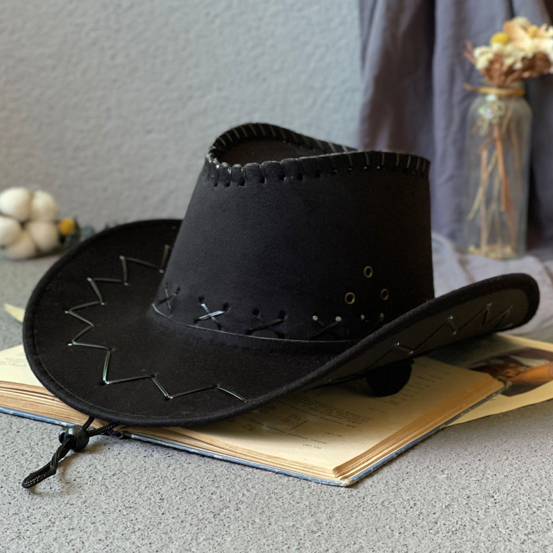 Cappello da cowboy donna a tesa larga per protezione sole_voghion.com