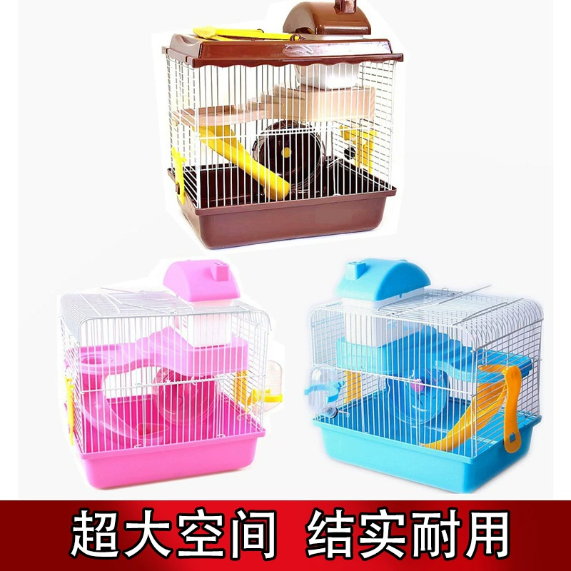 Фабрика продажа клетка для хомяка Хомяк вилла большой замок клетка для хомяка Пять цветов на выбор двойная вилла поставляет игрушки