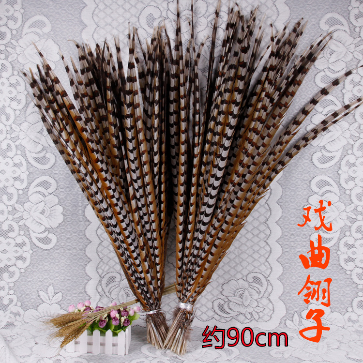 Sun Wukong Lianghua Dan Ópera de Pekín Ópera de Pekín rendimiento de color natural Peluga salvaje Peluga de pollo de plumas largas Lingzishan
