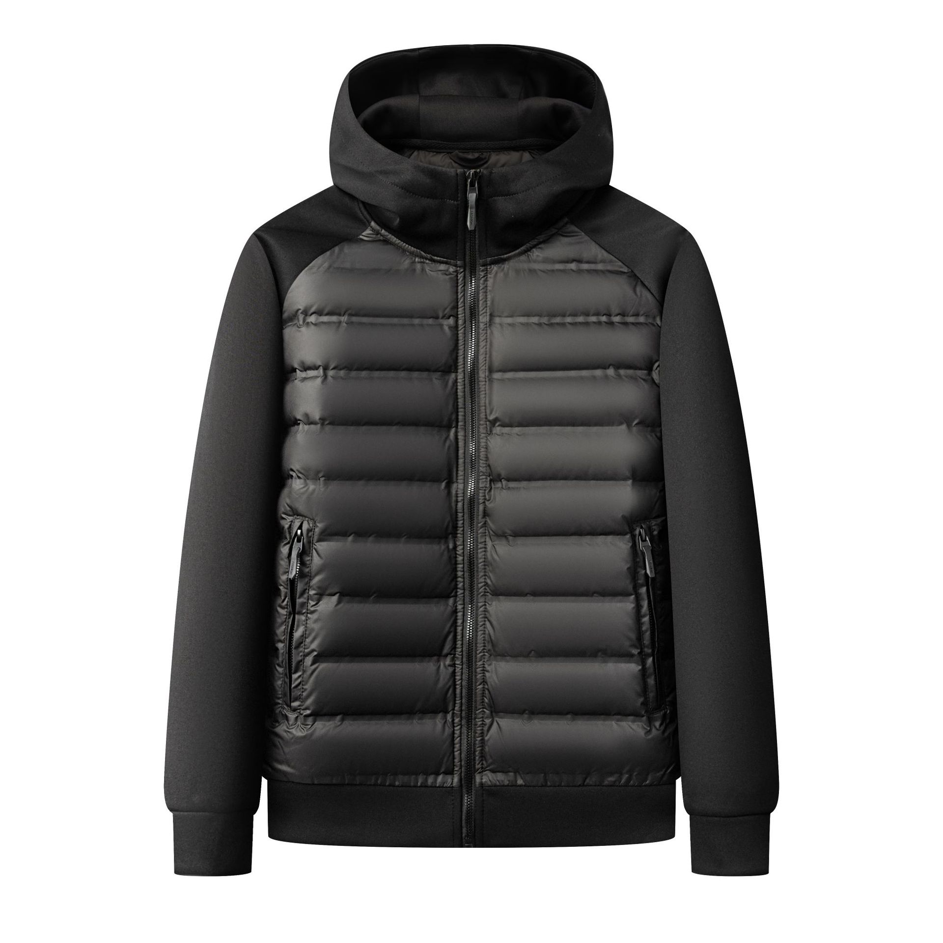 Big Brand Same Style Winter Light down Jacket for Men 2024 New Hooded Business Casual Warm Short Jacket for Men