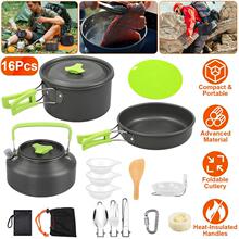 C 18130 Portable Camping Cookware Set Ұ���׹� �羳ŷ��