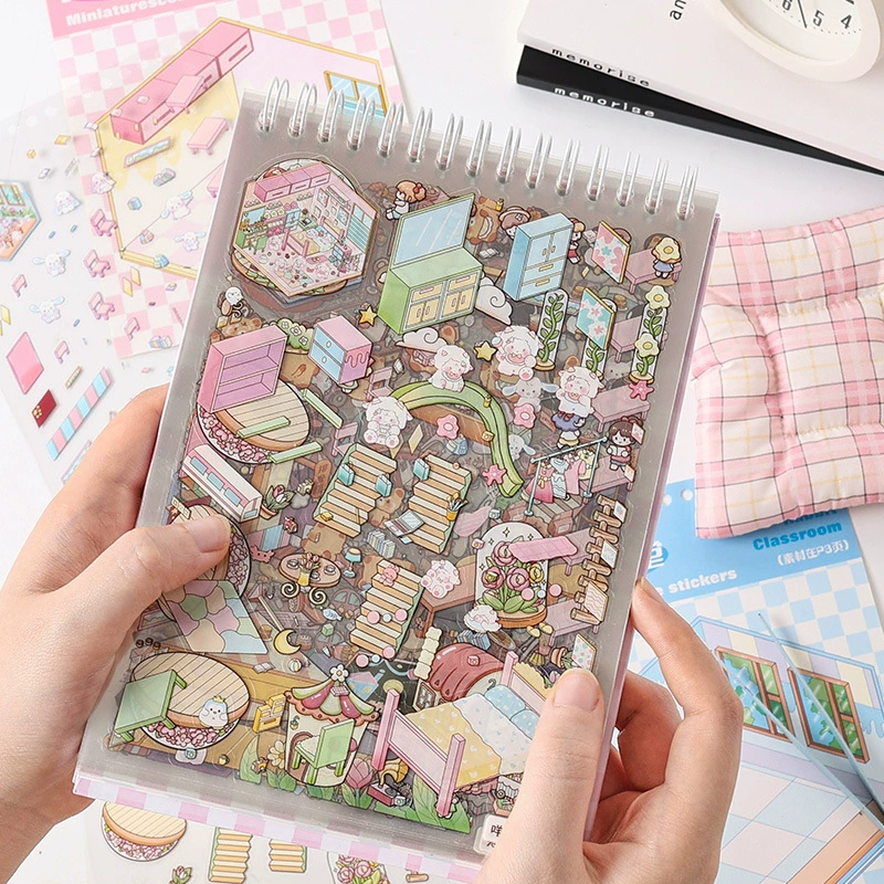 Three dimensional small sticker, stickers, 3D, 40, scheduler