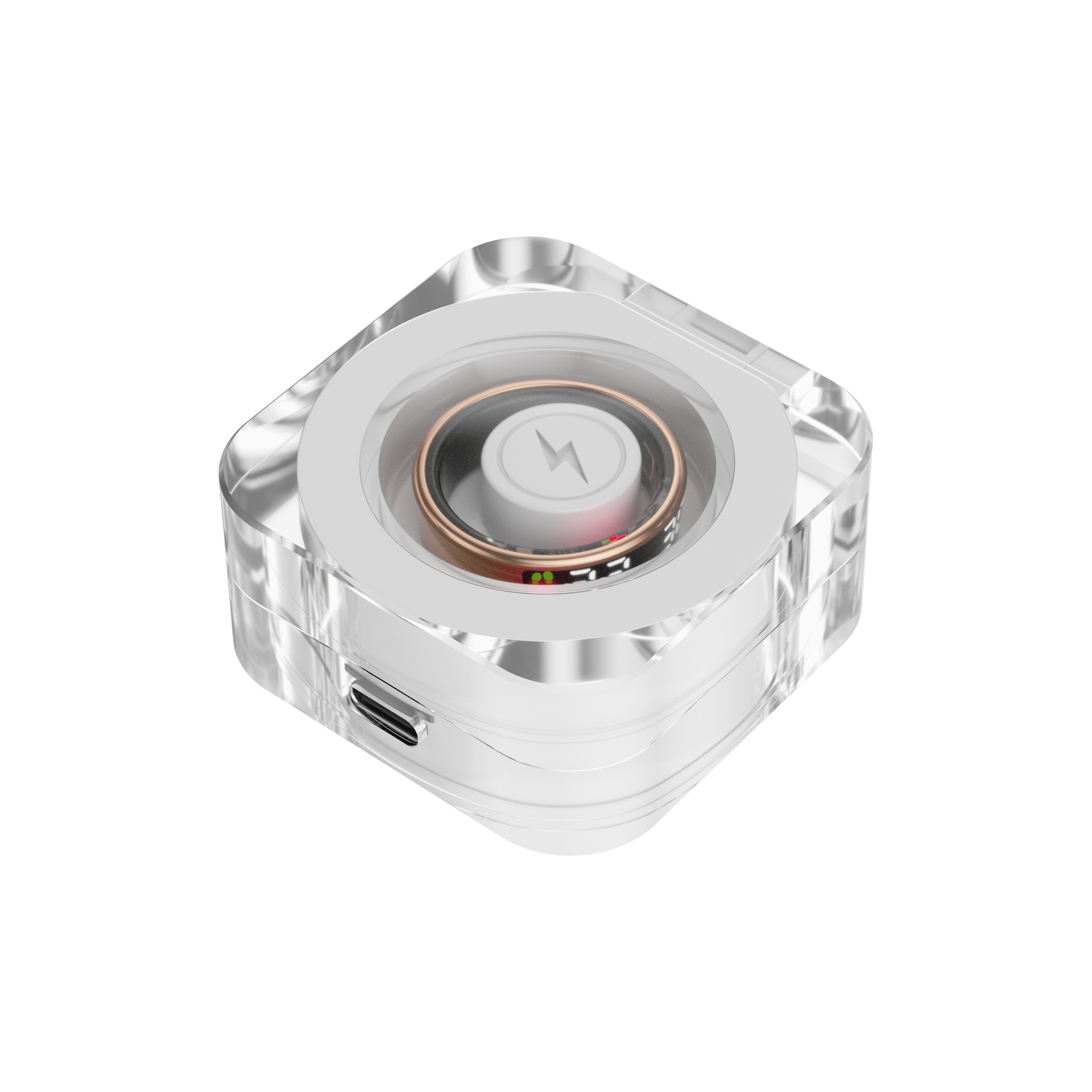 Anillo inteligente cargador mini cristal magnetic cargador fábrica de venta directa general batería interna fuente de alimentación de gran capacidad