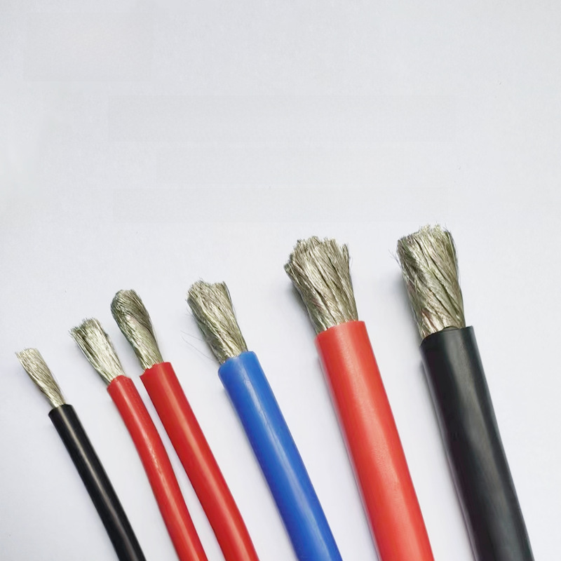 Manufacturer supplies silicone high temperature line 10AWG acid and alkali-resistant silicone high voltage line, anti-fraction and corrosion resistance, especially soft silicone wire 4