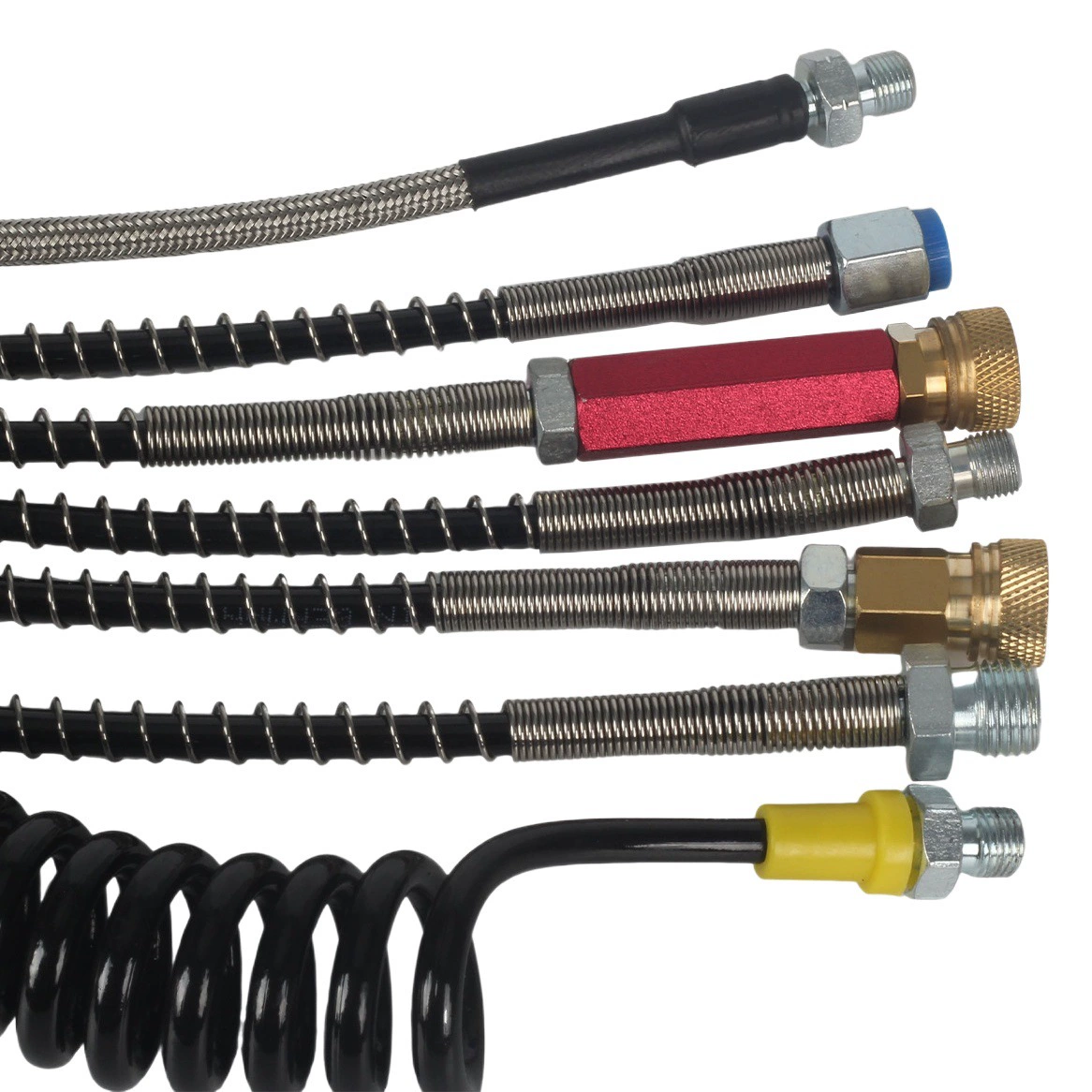 Пружина высокого давления надувной шланг 63 МПа полметра 1 метр 30 МПа инфлятор высокого давления воздушный насос Выходная Соединительная труба