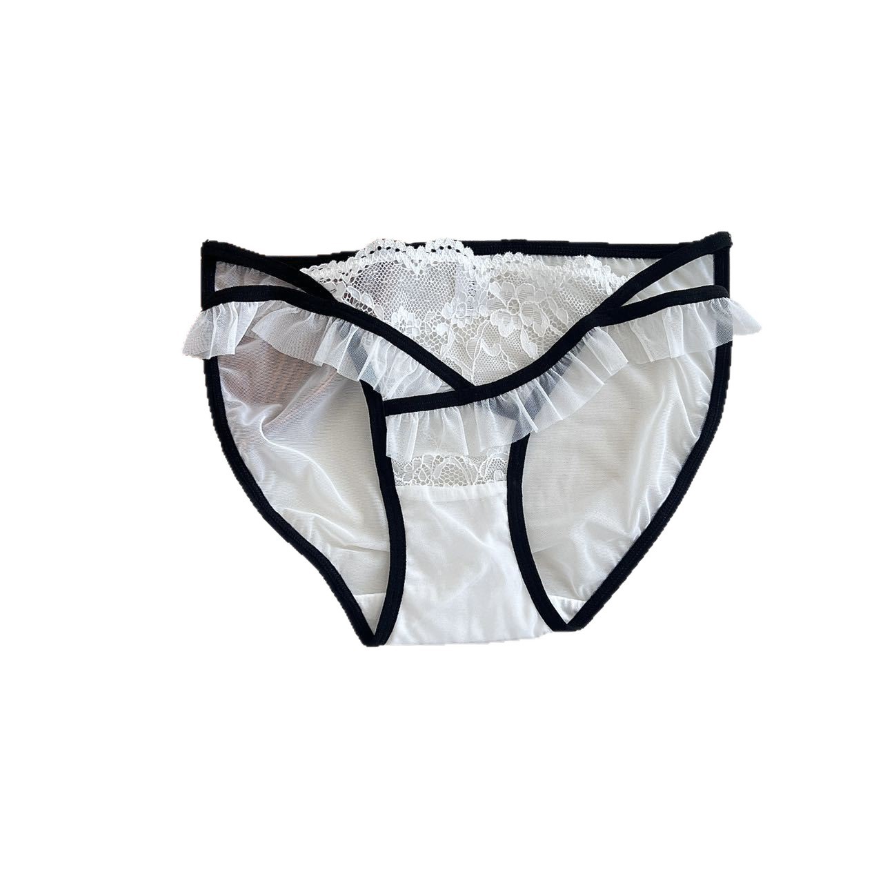 Noche oscura, cariño ~ nuevo estilo puro de seducción de cintura baja, pantalones de encaje femeninas, horquilla alta, pantalones de mujer transpirables image 6