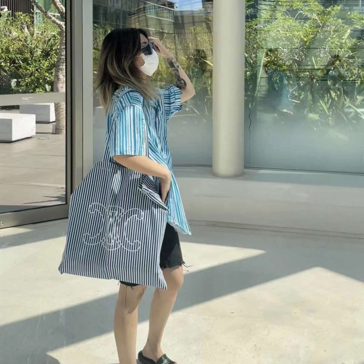 CE Arco de Triomphe Bolsa de lona Bolsa de almacenamiento de viaje pequeña salida fresca Bolsa de mano Bolsa de lona Bolsa de lona de cercanías