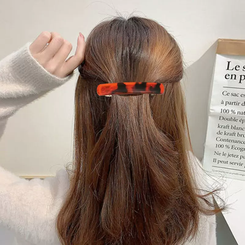 韩风ins网红女发夹马尾夹弹簧夹后脑勺一字夹顶夹侧边夹网红21款