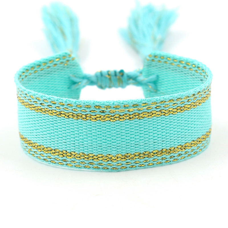 Simple Style Color Block Polyester Unisex Bracelets 1 Piece display picture 5