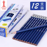 Новый нескользящий карандаш HB от бренда Shanghai Zhonghua 6090, офисный, студенческий, детский карандаш HB
